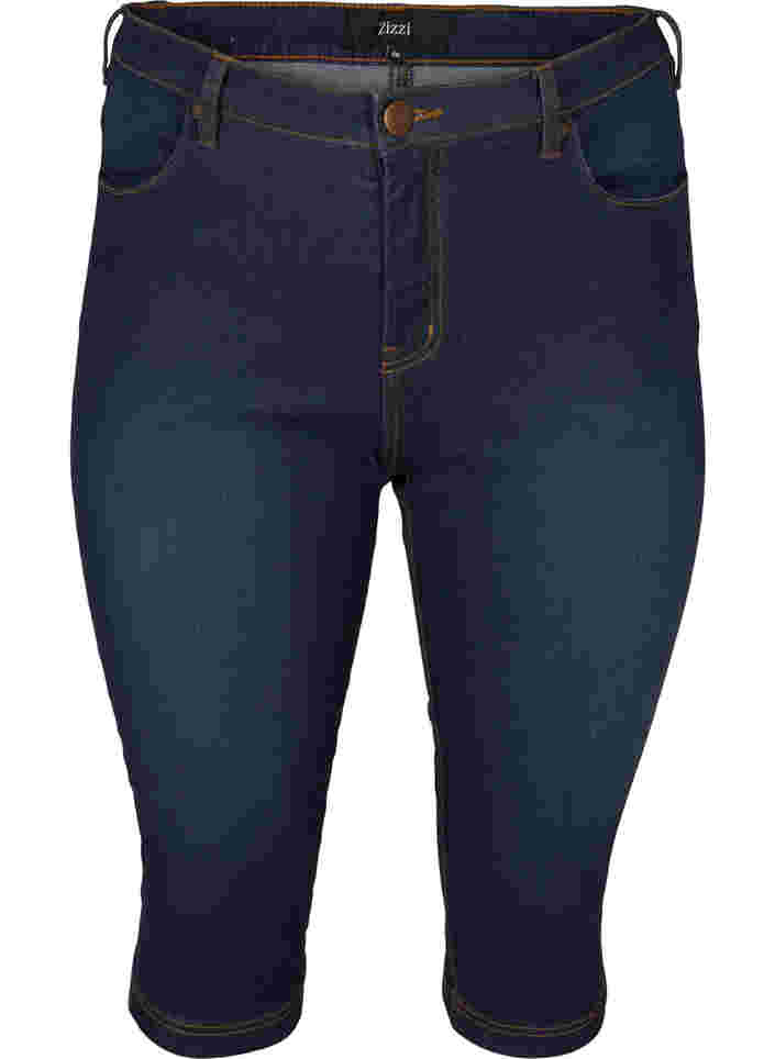 Slim fit Emily capri jeans, Blue denim, Packshot image number 0