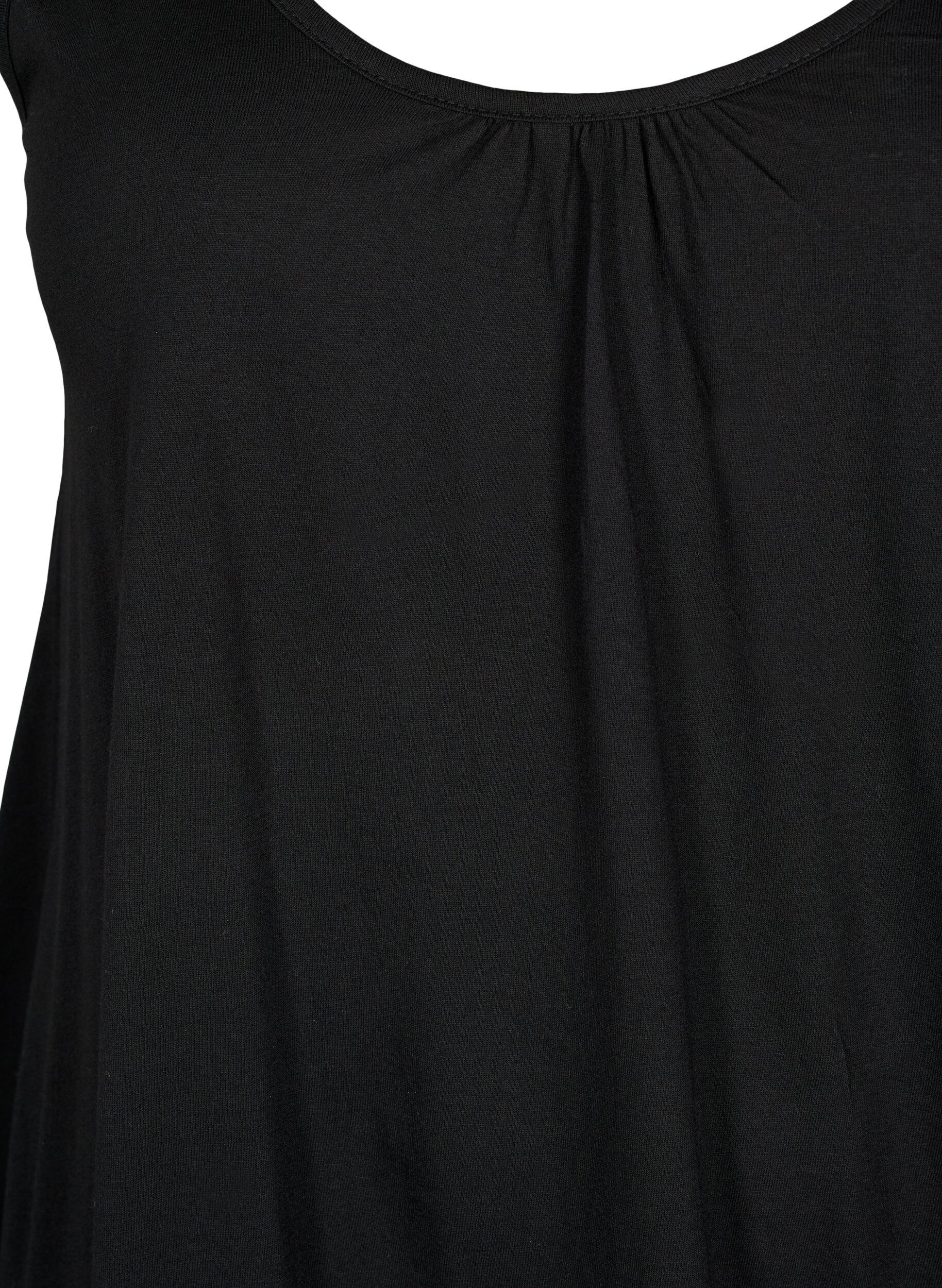 Zizzifashion Top with a-shape and round neck, Black, Packshot image number 2