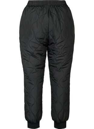 Quilted thermal pants, Black, Packshot image number 1