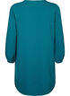 Long-sleeved V-neck dress, Deep Teal, Packshot image number 1