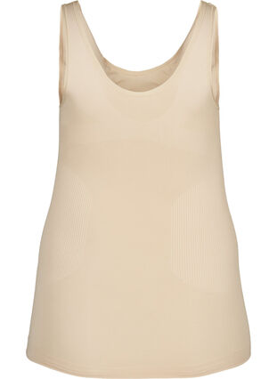 Shapewear top with wide straps, Nude, Packshot image number 1