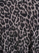 Short A-line dress with leopard print, Dark Grey, Packshot image number 2