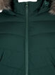 Short puffer jacket with hood, Green, Packshot image number 2
