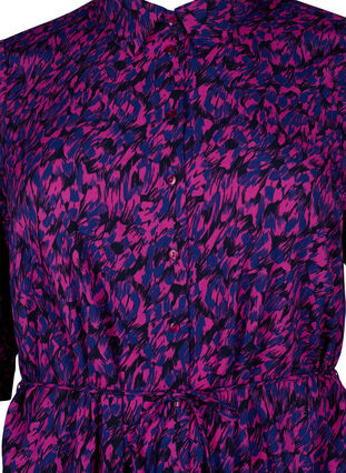 FLASH - Shirt dress with print, Pink Blue AOP, Packshot image number 2