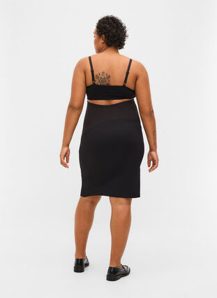 Close-fitting maternity skirt, Black, Model image number 1