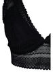 Lace bra with soft padding, Black, Packshot image number 2