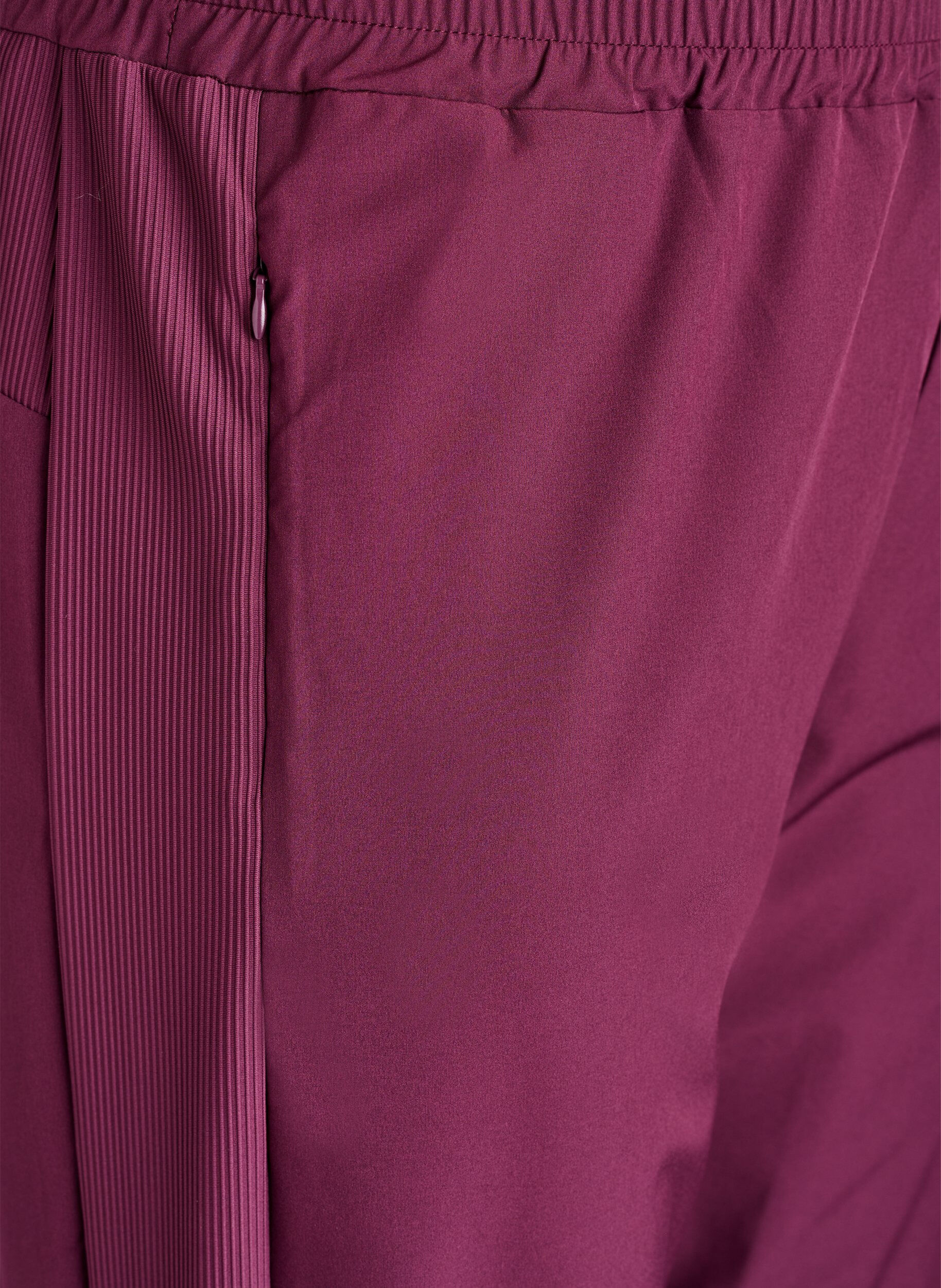 Zizzifashion Lightweight training trousers with pockets, Red, Packshot image number 2