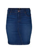 Tight-fitting denim skirt, Blue, Packshot image number 0