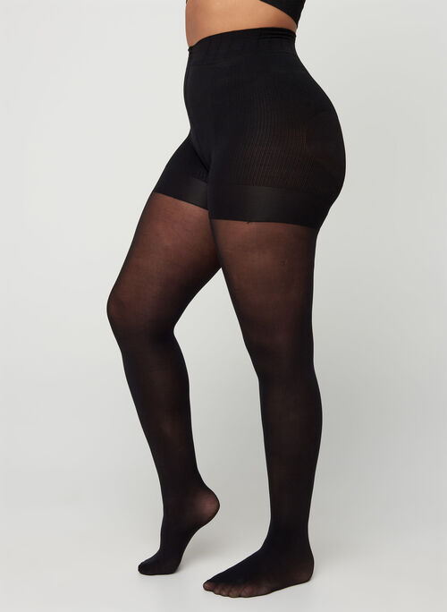 Tights in 40 denier with push-up effect.