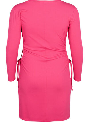 Close fitted dress with cut-out, Raspberry Sorbet, Packshot image number 1
