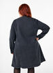 A-shape denim dress with zip, Grey Washed, Model image number 1