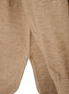 Knitted blouse with round neck and knitted pattern, Beige, Packshot image number 3