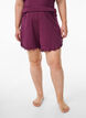 Top with lace trim, Dark Bordeaux, Model image number 3