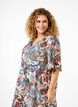 Short sleeve viscose dress in a paisley print, Sand Do. Paisley AOP, Model image number 2