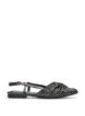 Sparkly slingback with bow detail, Black, Packshot image number 0