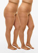 2-pack tights in 20 denier, Clear, Packshot image number 0