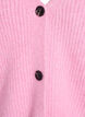 Knit cardigan with v-neck, Pink, Packshot image number 2