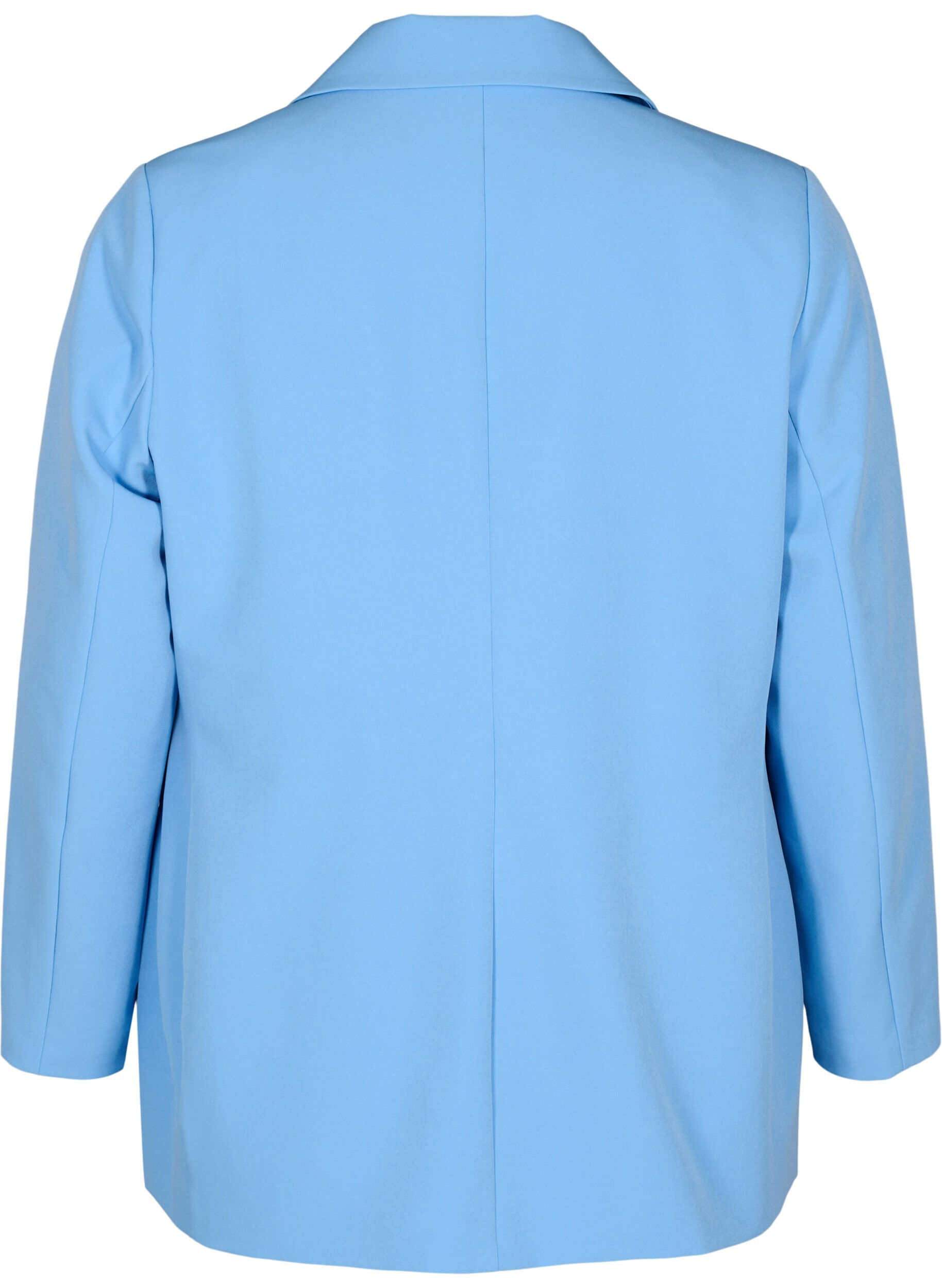 Zizzifashion Classic blazer with button closure, Light Blue, Packshot image number 1