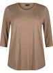 Training blouse with 3/4 sleeves, Beige, Packshot image number 0
