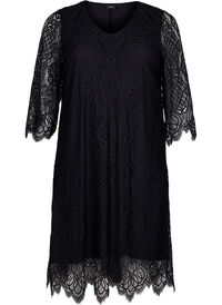 Lace Dress with 3/4 sleeves