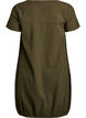 Short-sleeved cotton dress, Green, Packshot image number 1