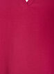 Blouse with smock cuffs and V-neck, Red, Packshot image number 2
