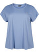 Solid-coloured workout T-shirt, Blue, Packshot image number 0