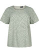 FLASH - Short sleeve blouse with print, Iceberg Green Dot, Packshot image number 0