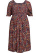Summer dress in viscose with paisley print, Blue, Packshot image number 0