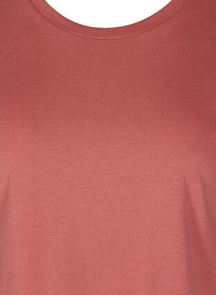 Cotton mix t-shirt, Faded Rose Mel., Packshot image number 2