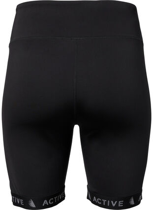Tight-fitting workout shorts, Black, Packshot image number 1