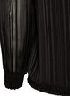 Striped blouse with a balloon shape, Black, Packshot image number 3