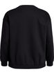 Sweatshirt with statement detail, Black, Packshot image number 1
