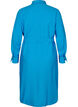 Viscose shirt dress with tie-belt, Dresden Blue, Packshot image number 1