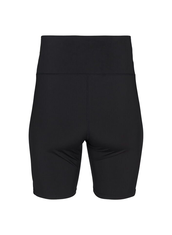 Tight-fitting workout shorts, Black, Packshot