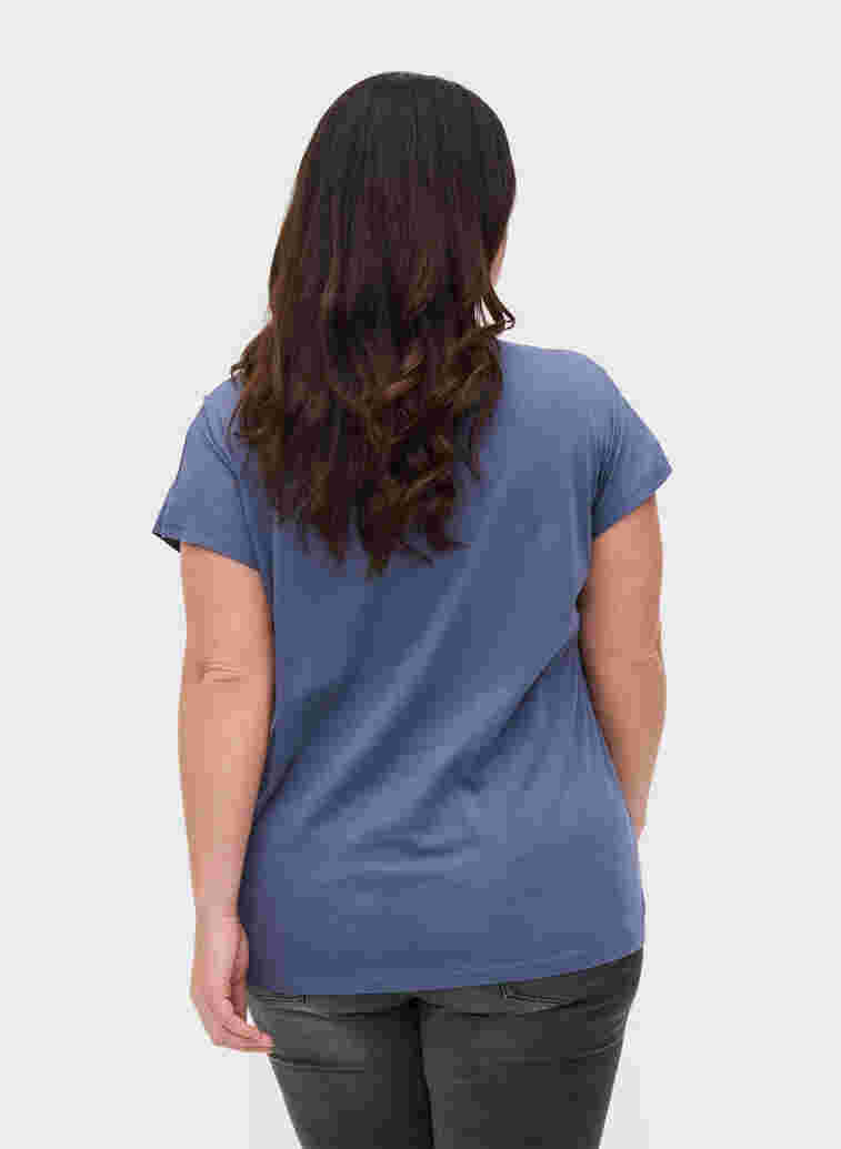 Cotton t-shirt with print details, Vintage Ind mel Leaf, Model image number 1