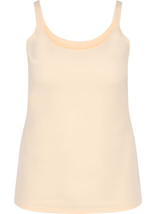Light shapewear top with adjustable straps, Nude, Packshot image number 0