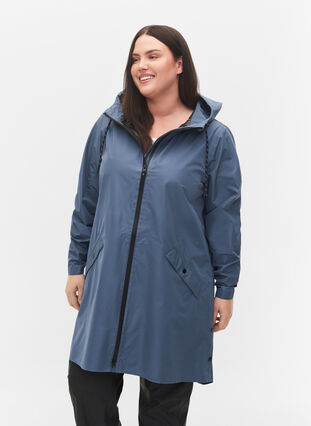 Raincoat with pockets and hood, Bering Sea, Model image number 0