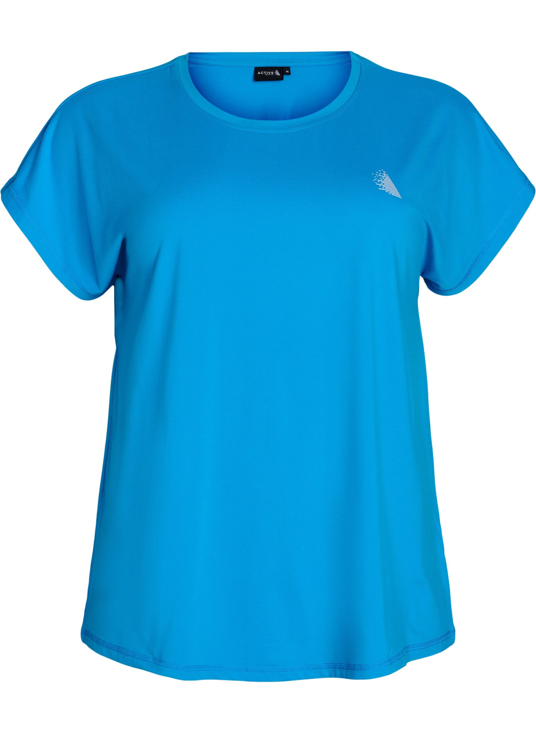 ZizzifashionSolid-coloured training T-shirt, Blue, Packshot image number 0