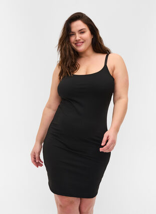 Light shapewear dress, Black, Model image number 0