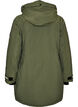 Water-repellent parka with a hood and functional details, Green, Packshot image number 1