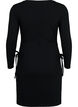 Close fitted dress with cut-out, Black, Packshot image number 1