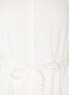 Shirt dress in broderie anglaise with a tie-belt, White, Packshot image number 2