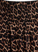 Viscose maxi skirt with smocking, Brown, Packshot image number 2