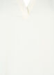 Sleeveless top with wrinkle details, Vanilla, Packshot image number 2