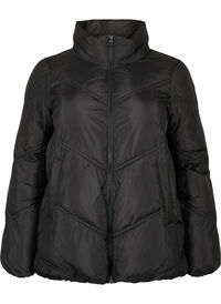 Short puffer Winter jacket with pockets