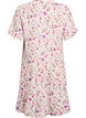 Short A-line dress in cotton muslin, Beige, Packshot image number 1