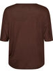 Loose T-shirt in viscose jersey, Brown, Packshot image number 1