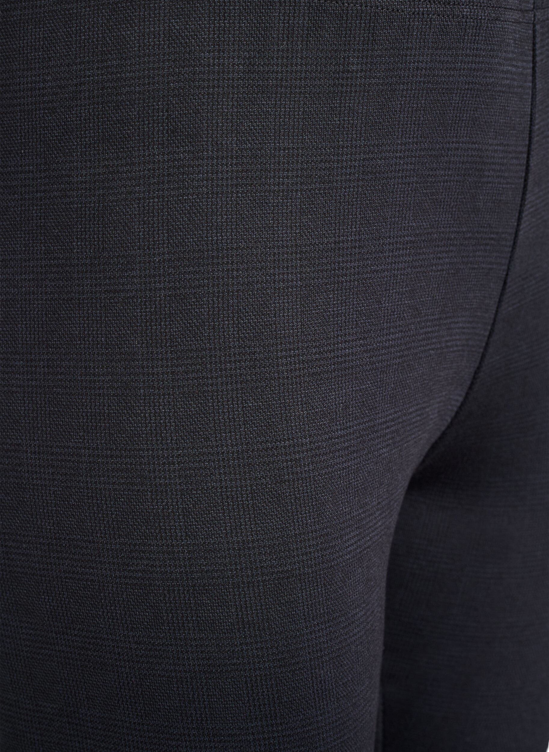 Zizzifashion Leggings with regular waist and pattern, Black, Packshot image number 2