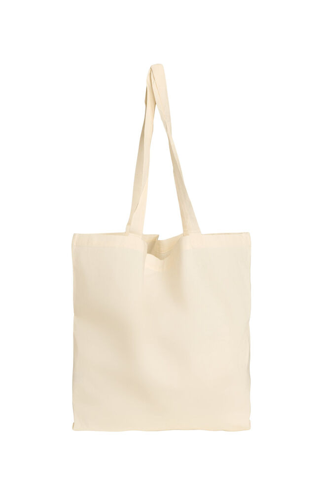 Tote bag with print, Yellow, Packshot image number 1